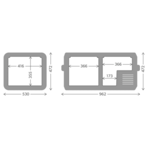 Dometic CFX kompressorkøleskab køleskab